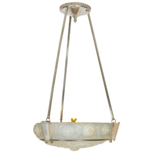 French Art Deco Chandelier by Sabino