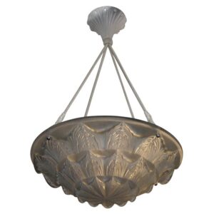 Rene Lalique chandelier Gaillon