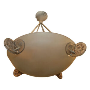 RENE LALIQUE CHANDELIER RONCES