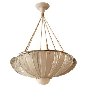 Rene Lalique "Hirondelles" Chandelier