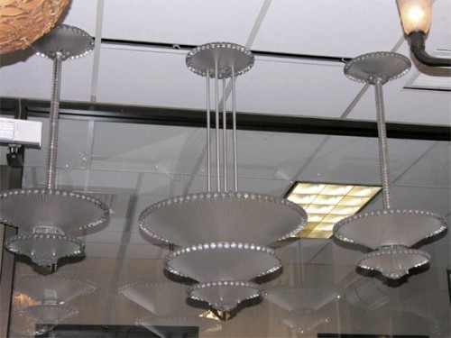 Rene Lalique chandelier Perles