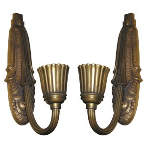 French Art Deco Wall-Sconces