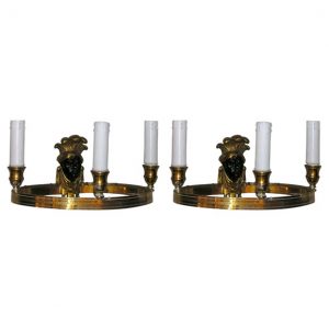 French Art Deco Wall-Sconces