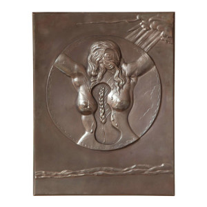 DALI Bronze bas-relief Fécondité