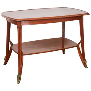 Majorelle Art Nouveau Ormolu Two-Tier Table