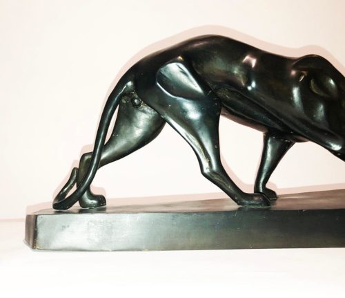 Art Deco Sculpture of a Panther