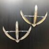 Art Deco Wall Sconces by "Verrerie De Hanots"
