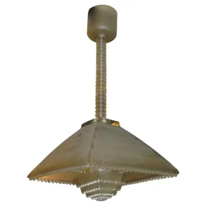 French Art Deco Chandelier by René Lalique