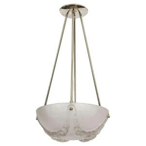 Rene Lalique Chandelier “Villenueve”