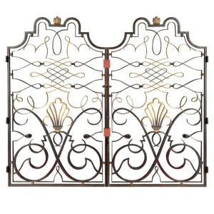 French 1940s Apartment Gate Attributed to Raymond Subes