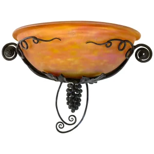 Art Deco Wall Sconce by Edgar Brandt