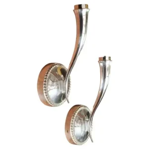 Pair of Art Deco Single-Arm Wall Sconces ‘2 Pairs Available’