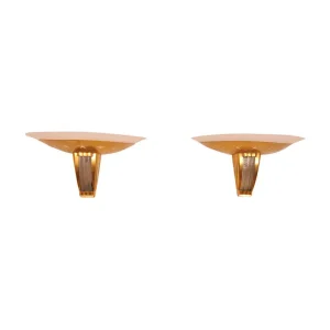 Pair of Art Deco Wall Sconces by Jules Leleu