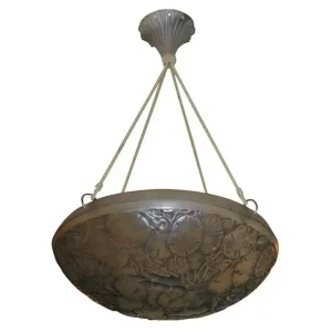 French Art Deco Chandelier by René Lalique