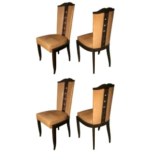Set of Seven Art Deco Chairs by Christian Krass