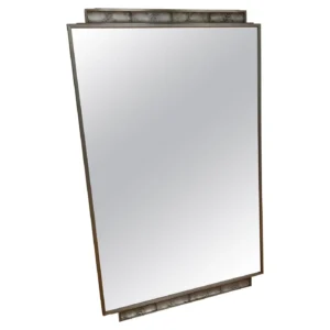 Decorative mirror with R. Lalique glass