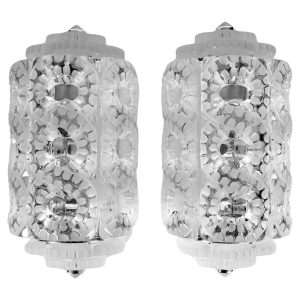 Lalique wall sconces "Seville"